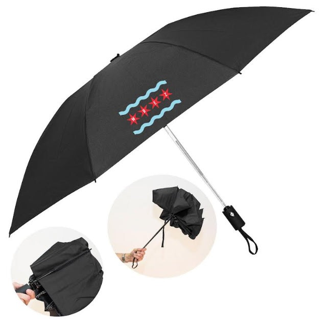 WBEZ Chicago Wave Umbrella