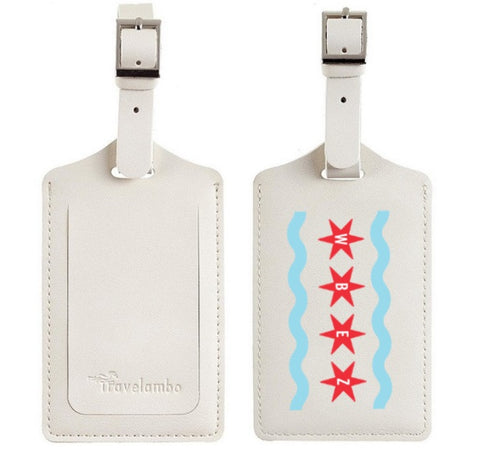 WBEZ Chicago Flag Luggage Tag