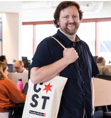 Chicago Sun-Times Founding Member Cotton Tote