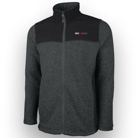 WBEZ Chicago Fleece Zip-Up with Straight Cut