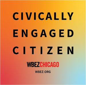 WBEZ Civically Engaged Sticker