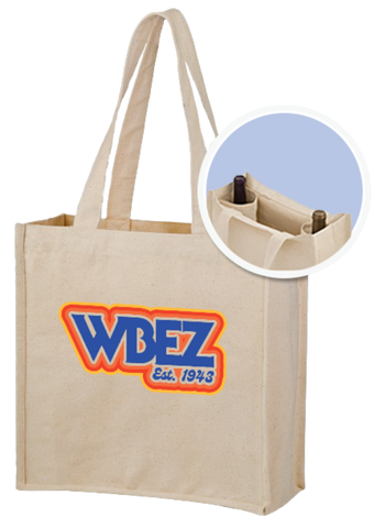 WBEZ Vintage Logo Grocery Tote