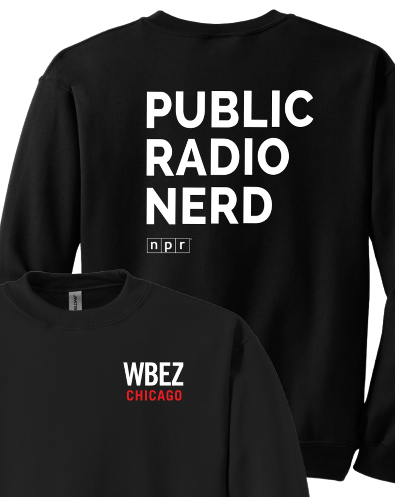 WBEZ x NPR Public Radio Nerd Crewneck Sweatshirt