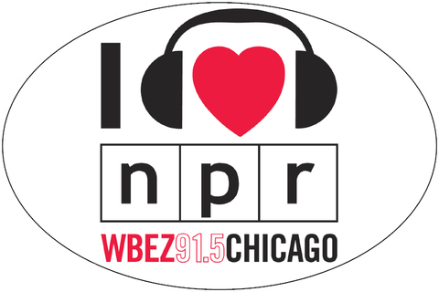 WBEZ I Heart NPR Magnet