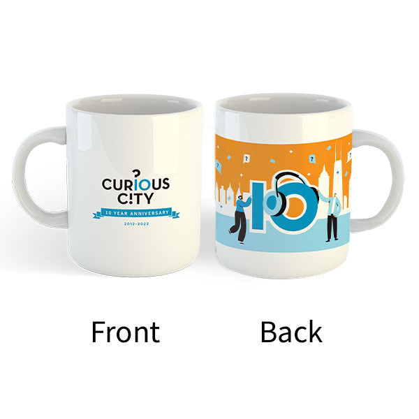 WBEZ Curious City 10th Anniversary Mug